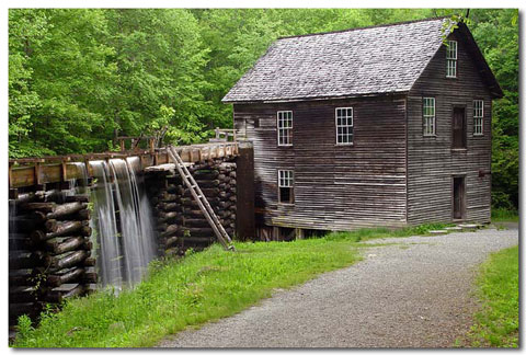 Mingus Mill in the North Carolina Blue Ridge Mountains